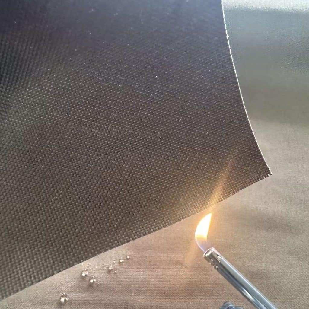 Nylon 1000D Cordura Fabric Waterproof Flame Retardant Pu Coating CPAI-84